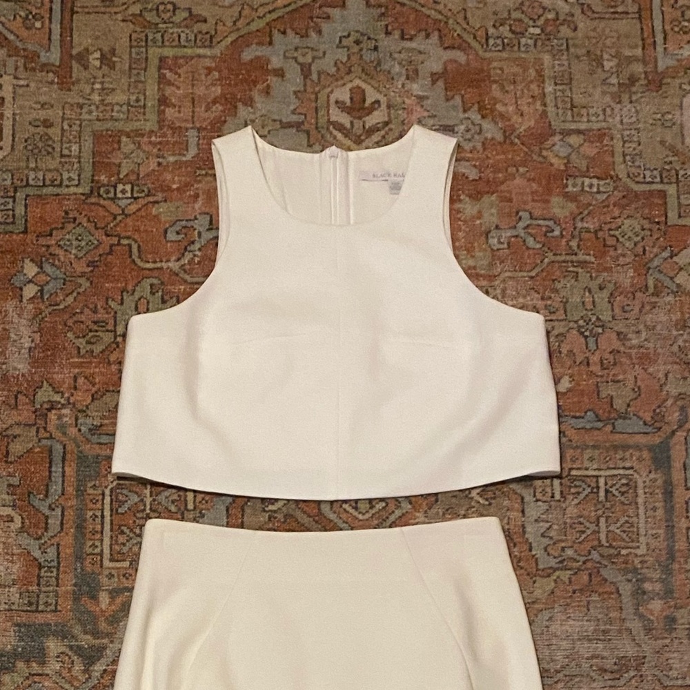 White Black Halo 2 piece set